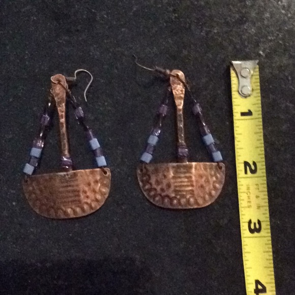 Cooper Handmade Earrings - Picture 1 of 1